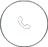 A white phone is in the middle of a gray background